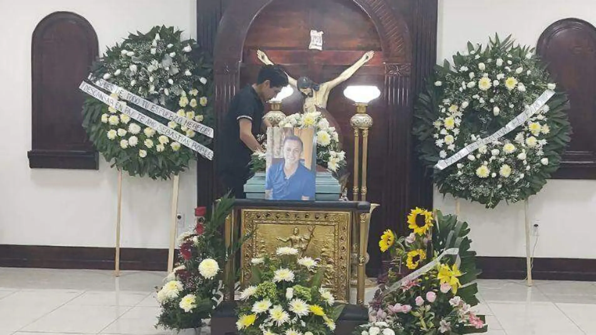 Dan último adiós al maestro Santiago que fue atropellado en Tampico 